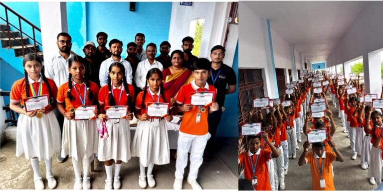 Read more about the article 🖋 लेखनशाला उड़ान 1.0 : एस.बी.एस. कॉन्वेंट स्कूल, सलोन (रायबरेली) में सम्पन्न हुई सुलेख प्रतियोगिता